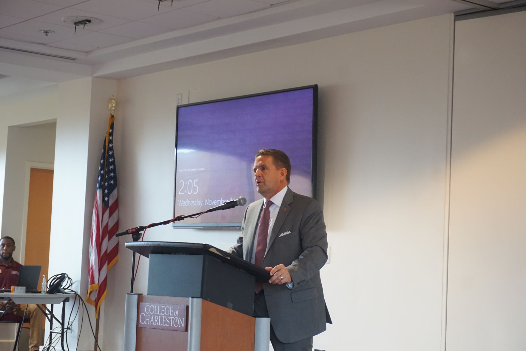 Michael Benson at College of Charleston